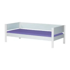 Manis-h Bed Met Uitvalbeveiliging Wit 90 x 200 cm