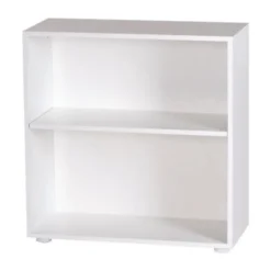 Manis-h Boekenkast 2-Vaks Breed Wit