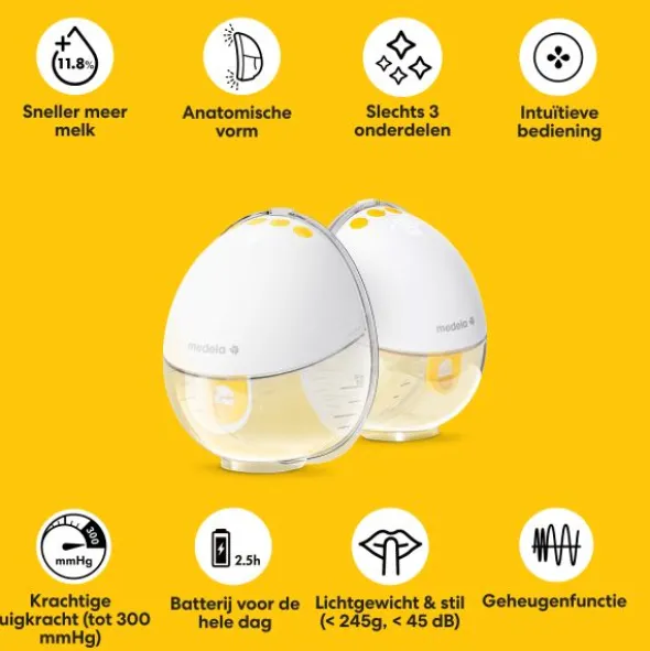 Medela Motion InBra™ Borstkolf Dubbelzijdig Elektrisch