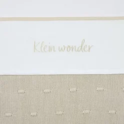 Meyco Baby Klein Wonder Ledikant Laken - 100 x 150 cm - Soft Sand
