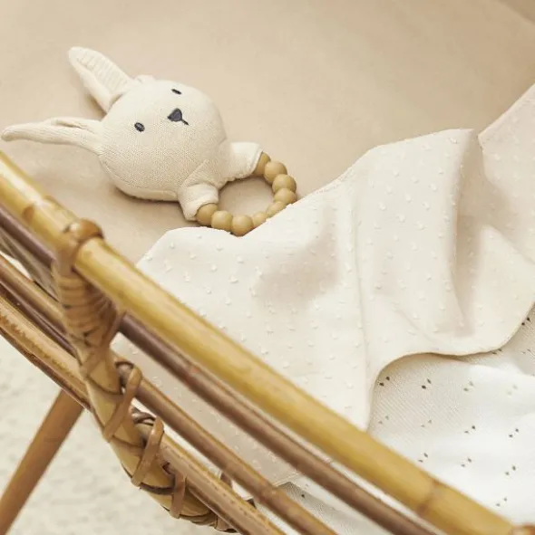 Meyco Baby Plume Wieglaken - 75 x 100 cm - Soft Sand