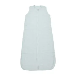 Meyco Baby Uni Zomerslaapzak - 70 cm - Pre-Washed Hydrofiel - Grey Blue