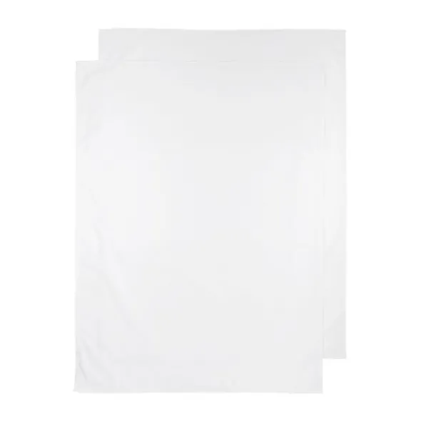 Meyco Uni Ledikantlaken Wit 100 x 150 cm 2 Stuks