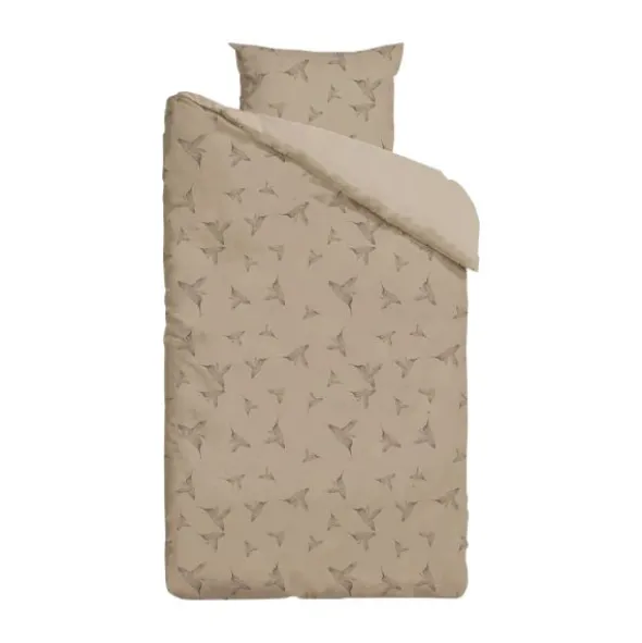 Mies & Co Little Dreams Dekbedovertrek 140 x 200 cm Humus