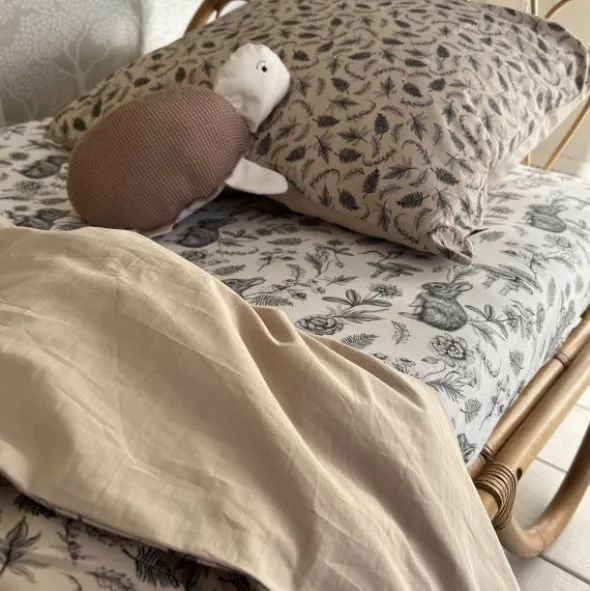 Mies & Co Soft Teddy Blanket Big - Cozy Cottage Humus - 110 x 140 cm