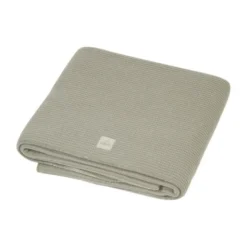 Nanami Junior Deken - Rib Knit - Eucalyptus
