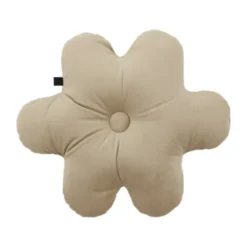 Overseas kussen Flower Shape - 35 cm - Beige