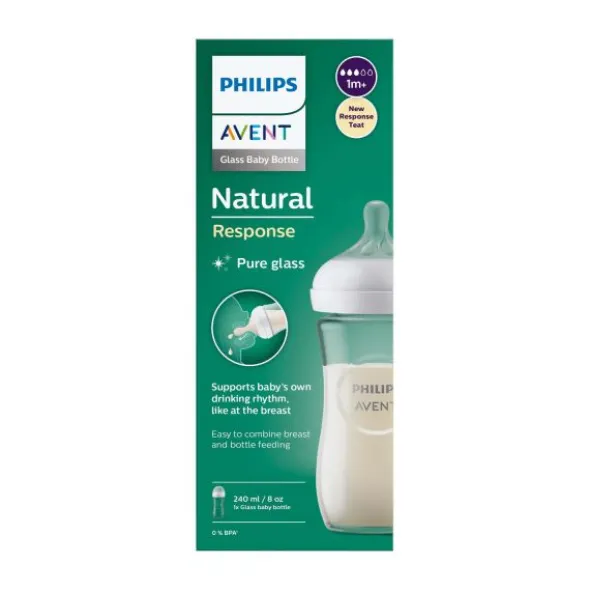 Philips Avent Natural Glazen Fles - 240 ml