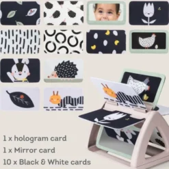 Taf Toys Black & White Spinning Babyboekje