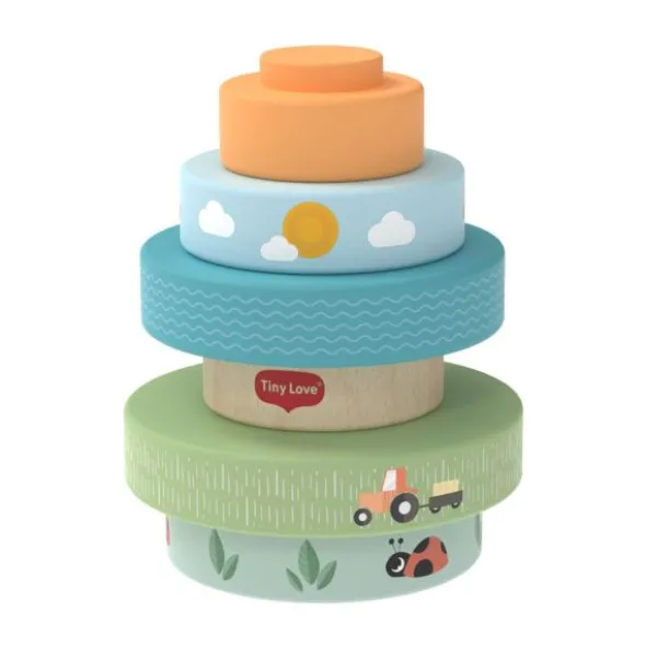 Tiny Love Farmers Funday Stapeltoren - Hout