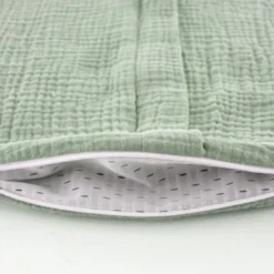 Träumeland Zomerslaapzak Liebmich - Cotton Muslin - Sage Green - 60 cm