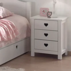 Vipack Amori Nachtkastje Wit