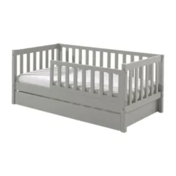 Vipack Toddler Ledikant Verticaal Grijs 70 x 140 Cm