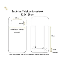 Witlof For Kids Magical Days Tuck-Inn Dekbedovertrek - 120 x 150 cm