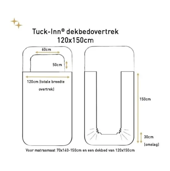 Witlof For Kids Magical Days Tuck-Inn Dekbedovertrek - 120 x 150 cm